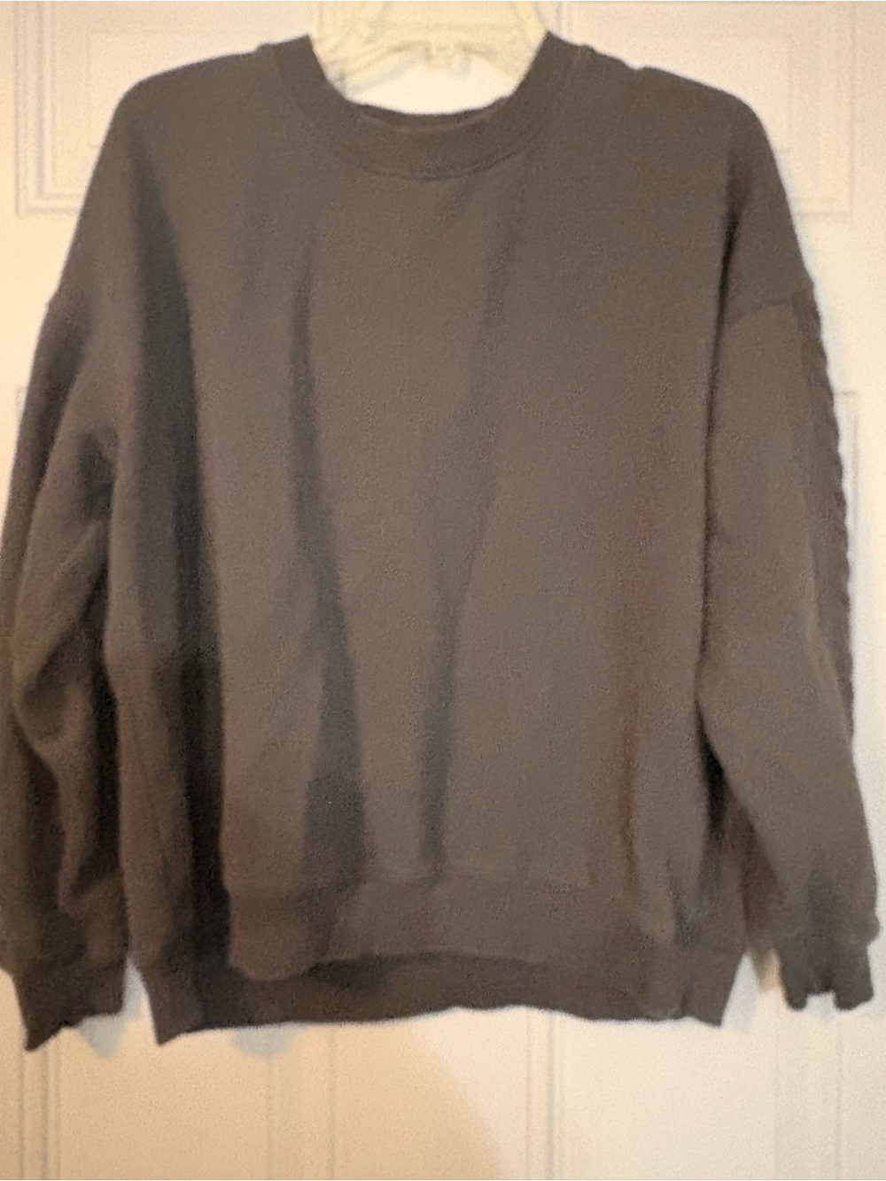 aerie Women's Crewneck Sweatshirt - Charcoal